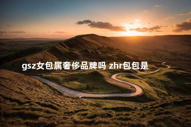 gsz女包属奢侈品牌吗 zhr包包是什么牌子